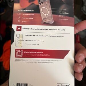 IPHONE 17 pro max case
Apple ClearGuard iPhone Case with Kickstand - Gray